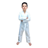 Dobok Infantil Taekwondo Reforado Faixa Branca Grtis